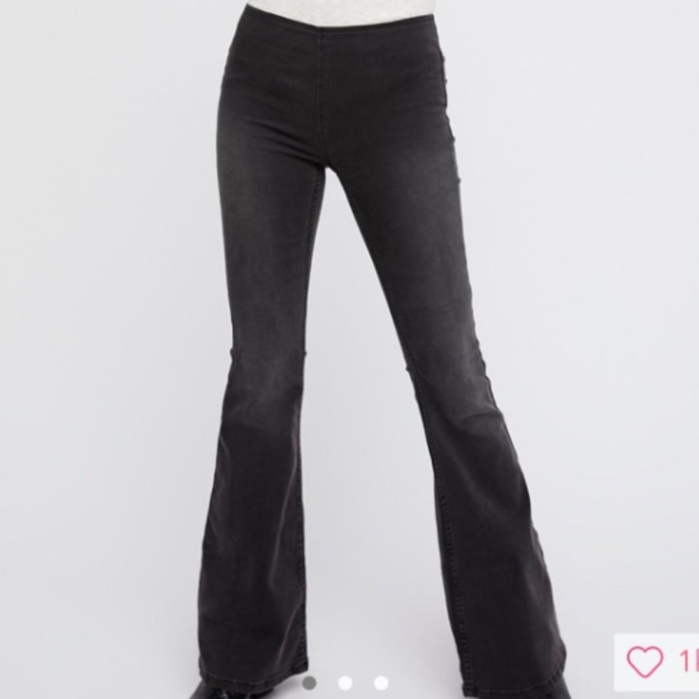 Free People Penny Pull On Bell Bottom Flare Pants